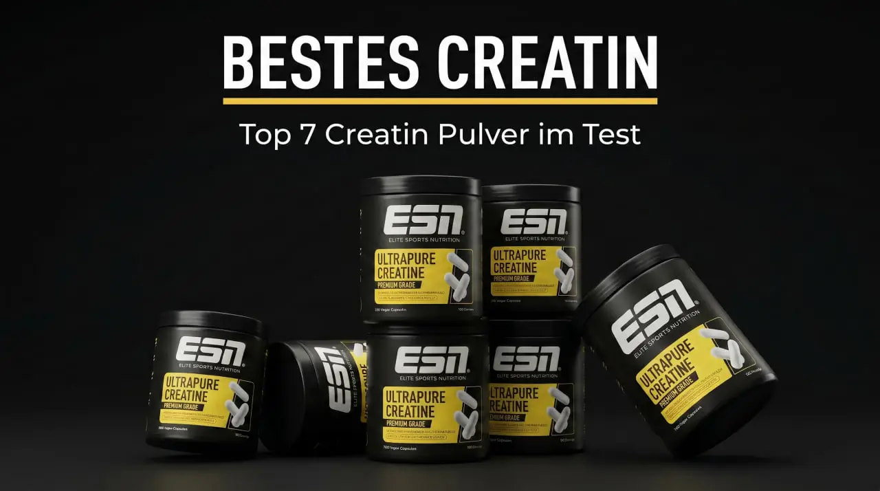 Bestes Creatin 2026 — Top 7 Creatin-Pulver im Test mit Creapure-Quelle