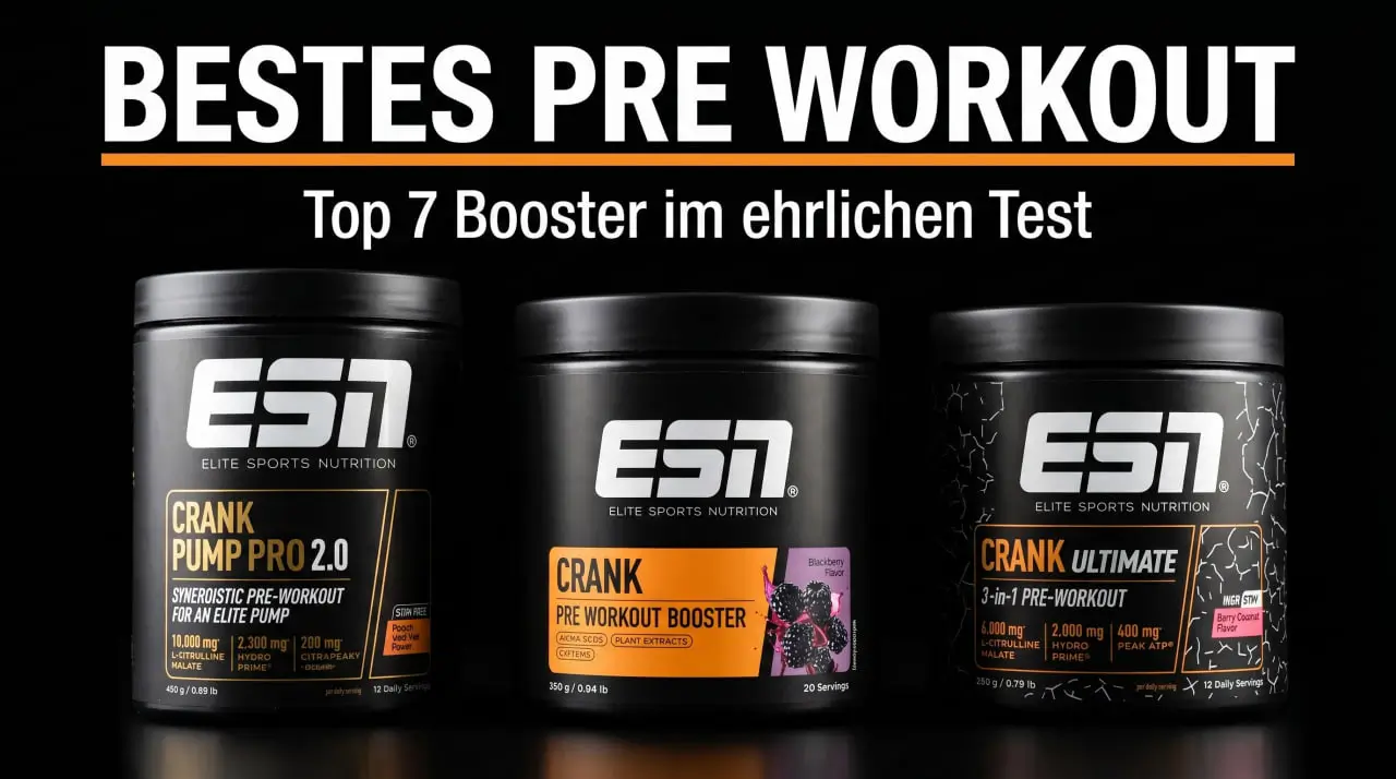 Bestes Pre-Workout 2026 — Top 7 Booster im ehrlichen Test