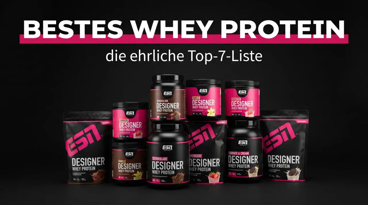 Bestes Whey Protein 2026 — die ehrliche Top-7-Liste der Premium-Marken